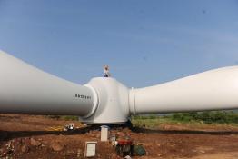丘陵山區(qū)第六個風(fēng)電場建成發(fā)電