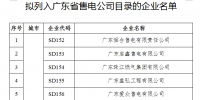廣東：公布第五批列入售電公司<font color=