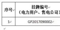 貴州關于2017年11月掛牌交易(電力用戶、售電公司掛牌)成交情況的公告：<font color=