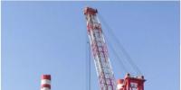 上海振華重工為“海洋風電69號”自升式風電安裝船配套的500T繞樁式起重機順利交付