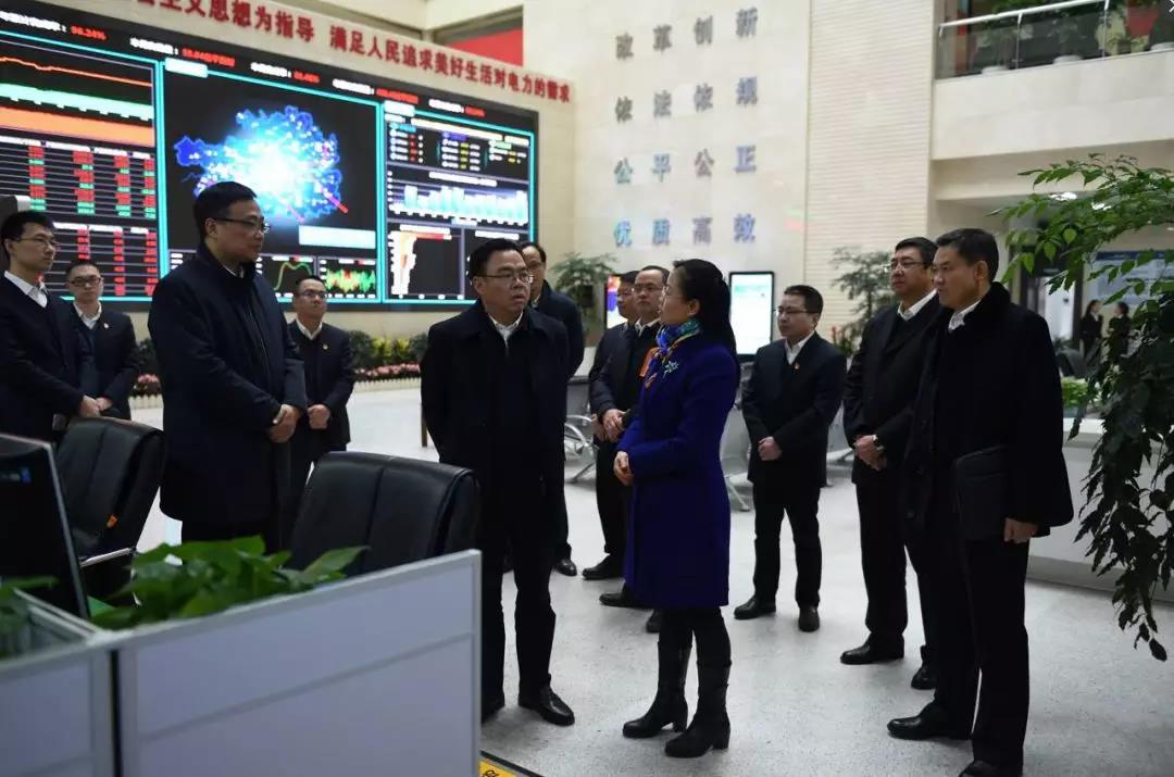 南方電網(wǎng)公司賀錫強(qiáng)副總經(jīng)理一行到貴州電力交易中心調(diào)研