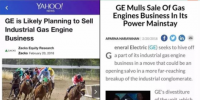聚焦｜GE“可能計劃出售工業(yè)燃?xì)鈨?nèi)燃機(jī)”的背后：工業(yè)大拿齊“瘦身”！
