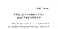 寧夏2018年2月新增18家售電公司