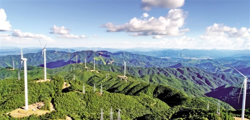 風(fēng)力發(fā)電為江西帶來“好風(fēng)光”