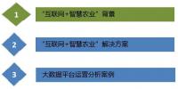 云威榜“互聯(lián)網(wǎng)+智慧農(nóng)業(yè)”大數(shù)據(jù)解決方案（第475期）