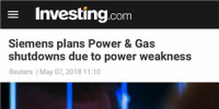 西門(mén)子并未計(jì)劃關(guān)停發(fā)電及天然氣業(yè)務(wù)！