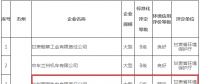 甘肅省2017年工業(yè)企業(yè)環(huán)境保護(hù)標(biāo)準(zhǔn)化建設(shè)暨環(huán)境信用評價等級評定結(jié)果：涉及8個火電企業(yè)