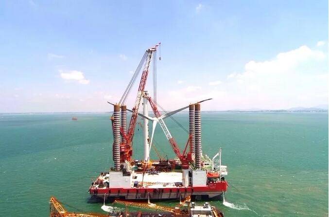 國內(nèi)首個大功率海上風電試驗風場建設(shè)圓滿收官