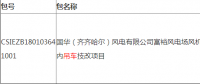 國華（齊齊哈爾）風(fēng)電有限公司富裕風(fēng)電場風(fēng)機(jī)機(jī)艙內(nèi)吊車技改項目中標(biāo)候選人公示