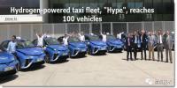 巴黎氫能出租車隊“Hype”氫能車輛達(dá)到100輛