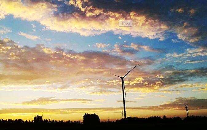 臨西運河200兆瓦風電場項目一期100兆瓦全容量并網(wǎng)發(fā)電