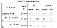 國家能源局：1-9月份全國售電量41933億千瓦時 同比增10.5%