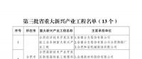 安徽省第三批重大新興產(chǎn)業(yè)工程和重大新興產(chǎn)業(yè)專(zhuān)項(xiàng)名單發(fā)布