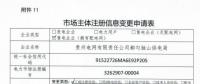 貴州公示2家售電公司、3家電力用戶及1家電網(wǎng)企業(yè)的注冊信息變更申請