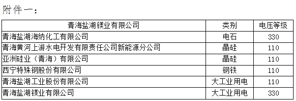 青海2019年4月省內(nèi)重點電力用戶與水電發(fā)電企業(yè)雙邊直接交易:規(guī)模3.83億千瓦時(附名單)