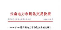 云南10月電力市場化交易快報：平均成交價0.11321元/千瓦時