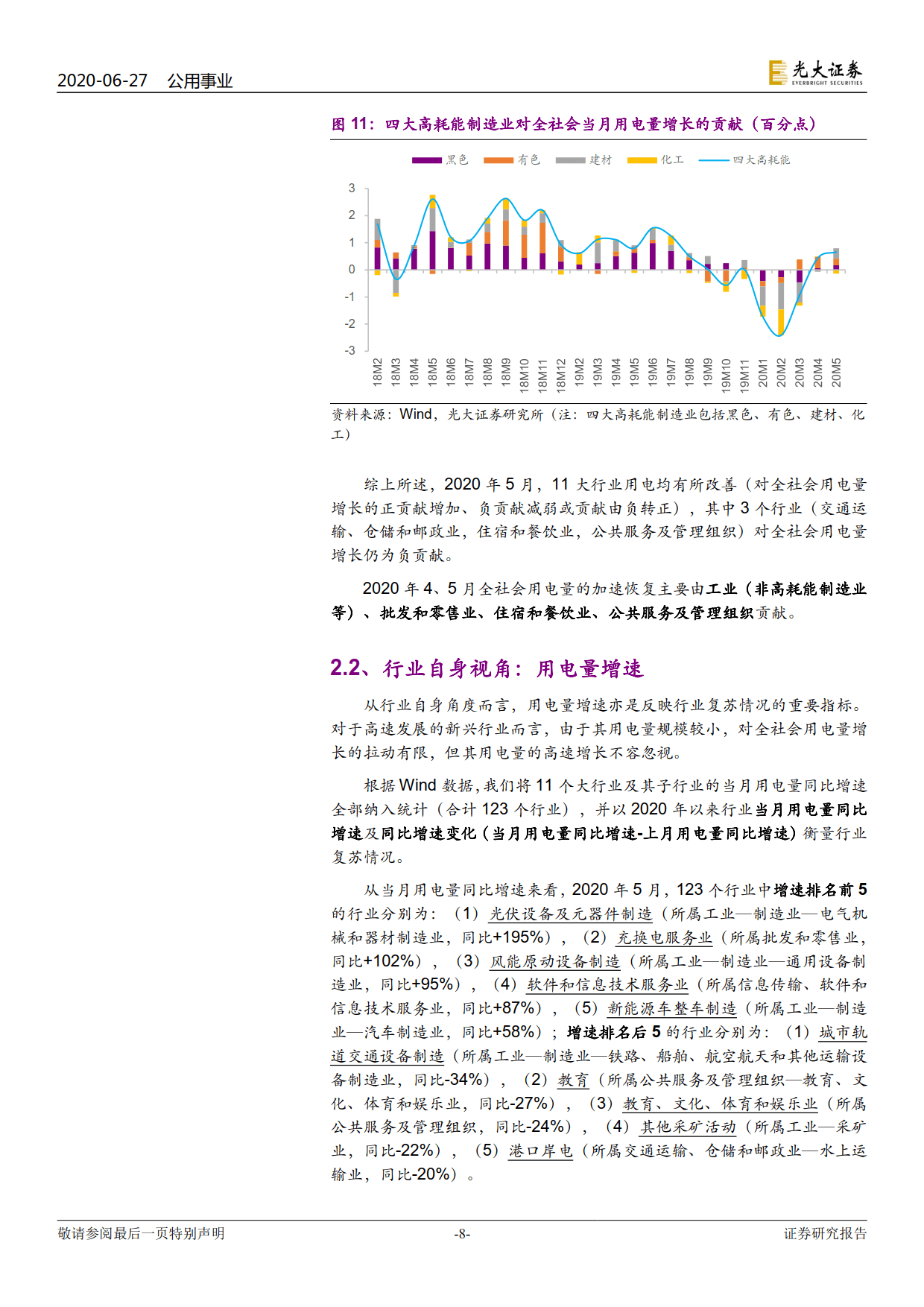 電力視角看復(fù)蘇：行業(yè)用電分化幾何？